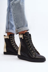 Wedge heel sneakers Step in style