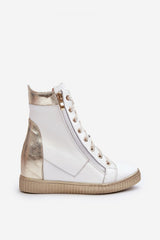 Wedge heel sneakers Step in style