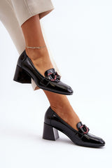 Block heel pumps Step in style