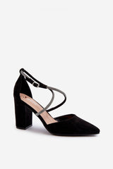 Block heel pumps Step in style