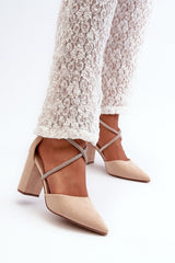 Block heel pumps Step in style