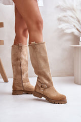 Thigh-Hight Boots Step in style