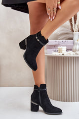 Heel boots Step in style