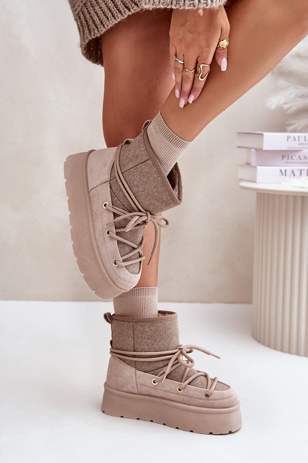 Snow boots Step in style