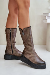 Thigh-Hight Boots Step in style