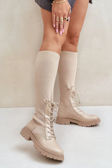 Thigh-Hight Boots Step in style