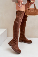 Thigh-Hight Boots Step in style