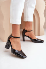 Block heel pumps Step in style