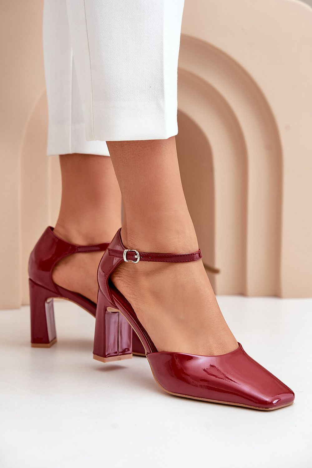 Block heel pumps Step in style