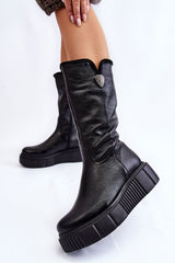 Thigh-Hight Boots Step in style