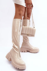 Thigh-Hight Boots Step in style