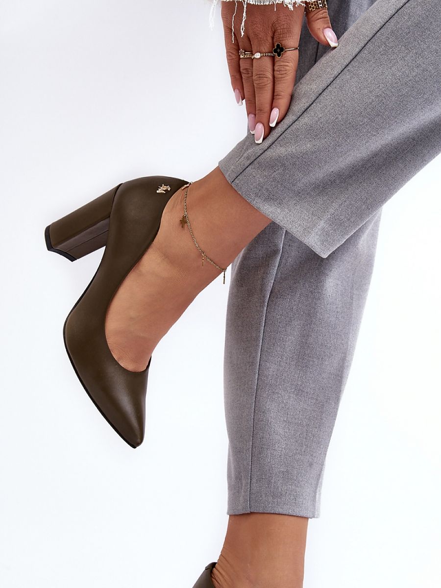 Block heel pumps Step in style