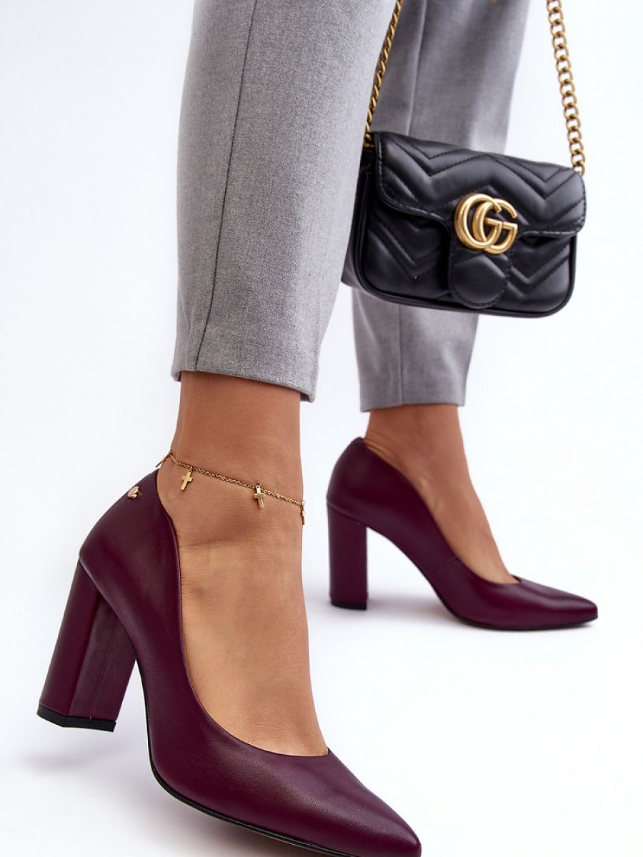 Block heel pumps Step in style