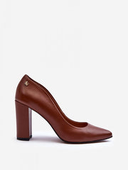 Block heel pumps Step in style