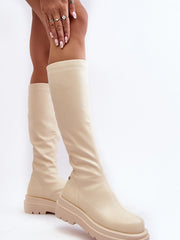 Thigh-Hight Boots Step in style