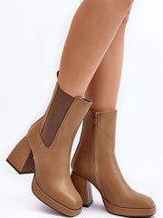 Heel boots Step in style