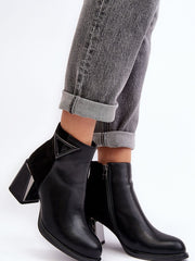 Heel boots Step in style