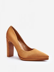 Block heel pumps Step in style