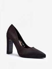 Block heel pumps Step in style