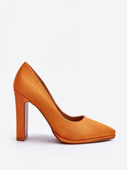 Block heel pumps Step in style