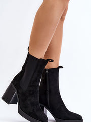 Heel boots Step in style