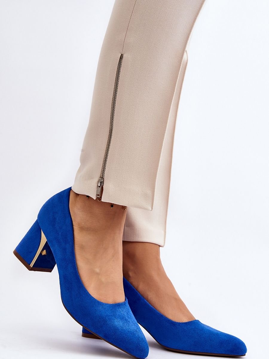 Block heel pumps Step in style