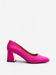 Block heel pumps Step in style