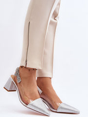 Block heel pumps Step in style