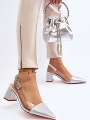 Block heel pumps Step in style