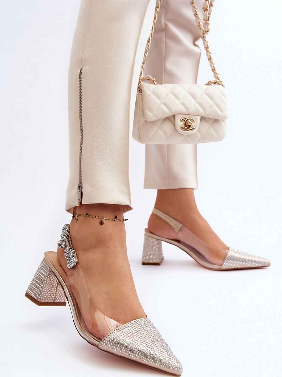 Block heel pumps Step in style