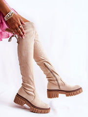 Thigh-Hight Boots Step in style