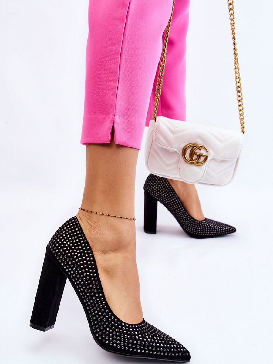 Block heel pumps Step in style