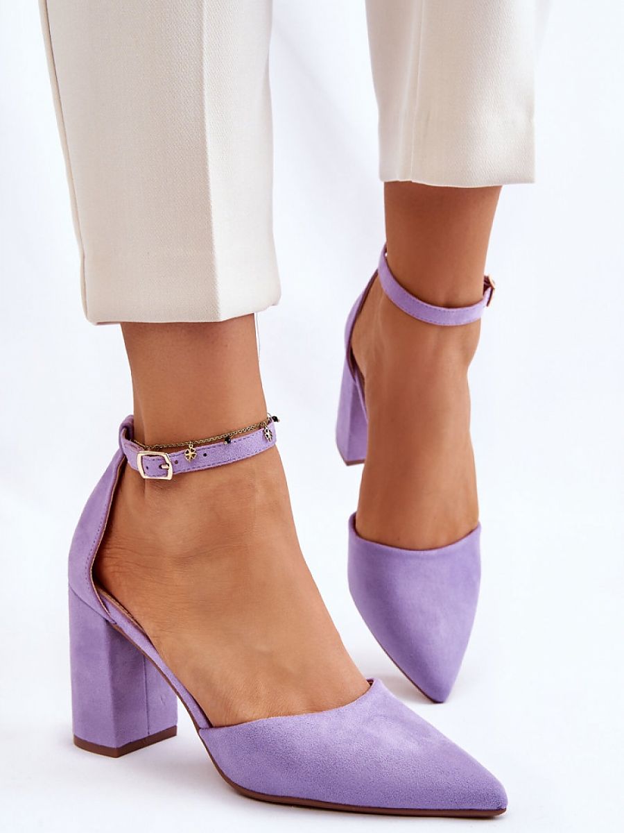 Block heel pumps Step in style