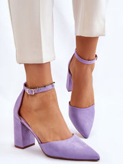 Block heel pumps Step in style