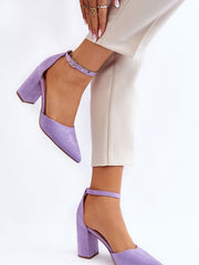 Block heel pumps Step in style