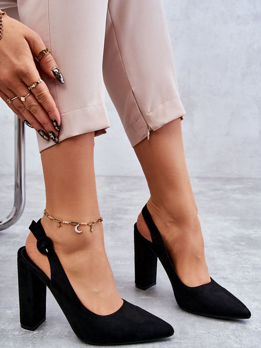 Block heel pumps Step in style