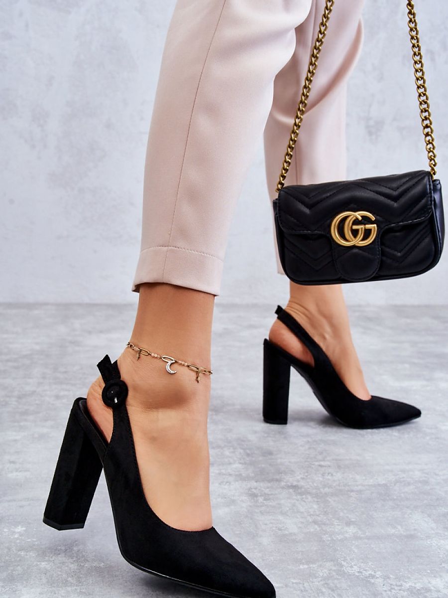 Block heel pumps Step in style