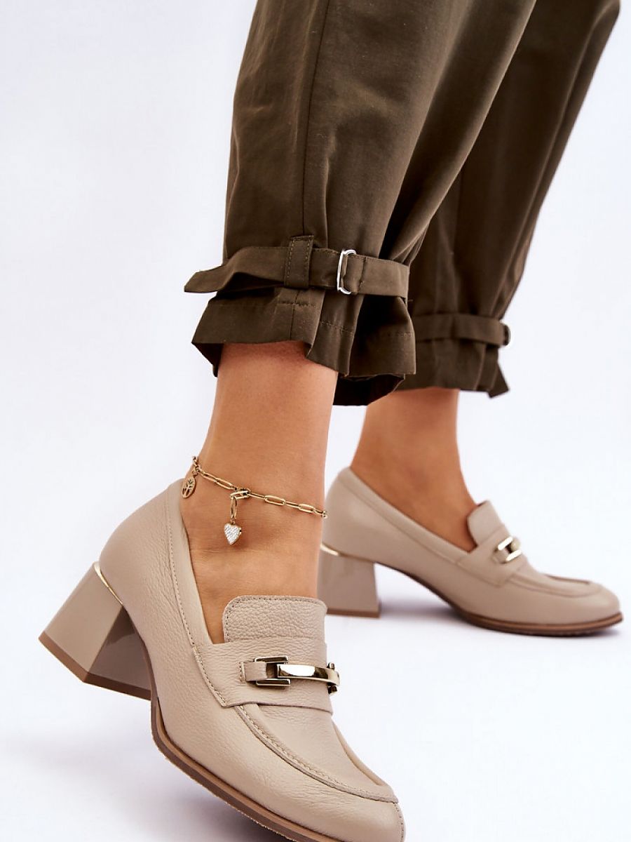 Block heel pumps Step in style