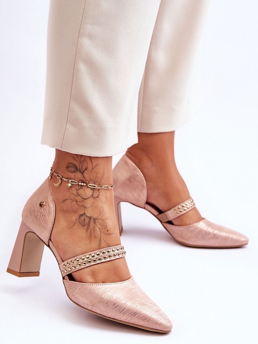 Block heel pumps Step in style