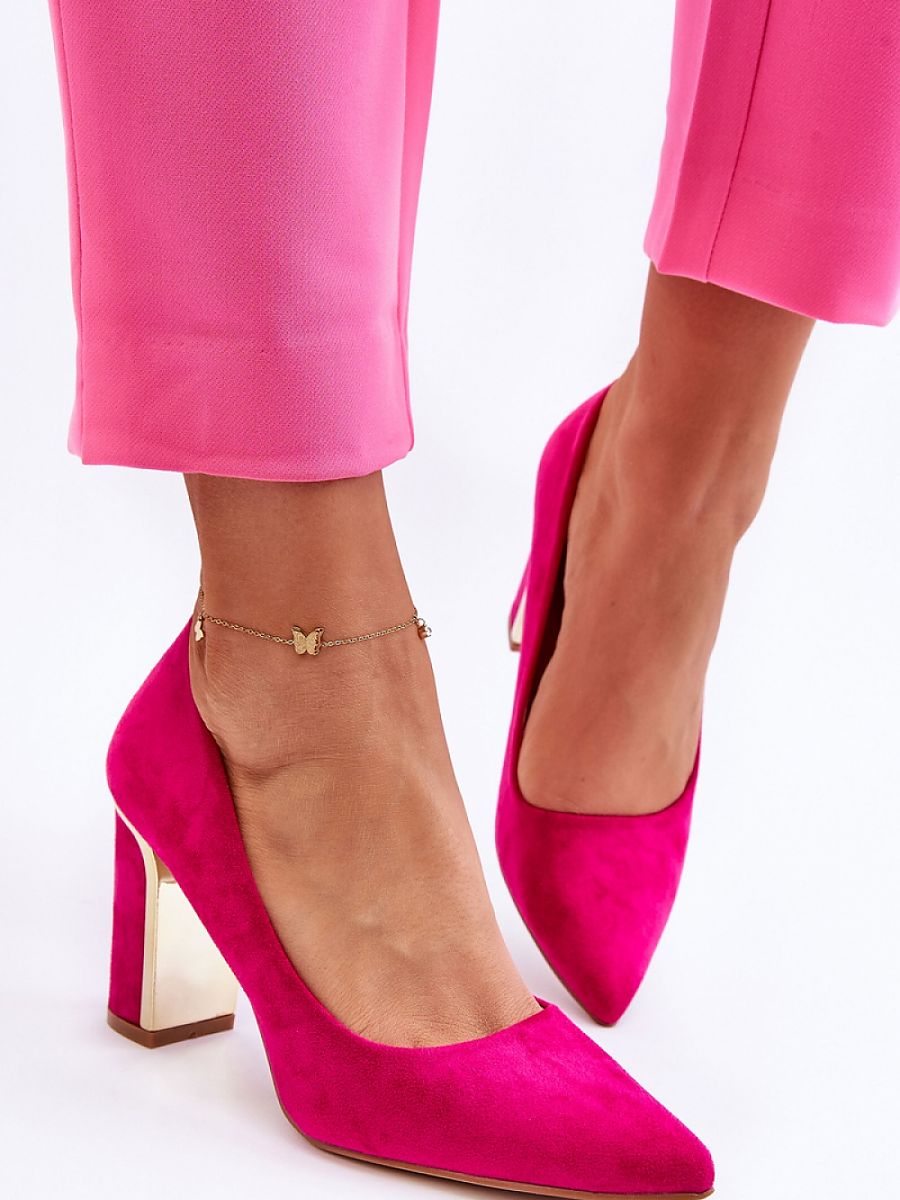 Block heel pumps Step in style