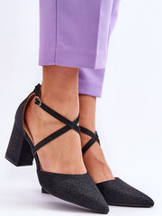 Block heel pumps Step in style