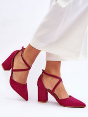 Block heel pumps Step in style