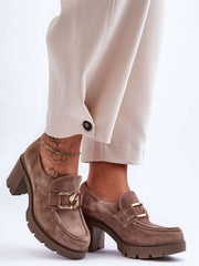 Heeled low shoes Step in style