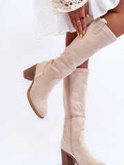 Heel boots Step in style