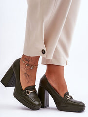 Heel pumps Step in style