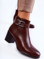 Heel boots Step in style