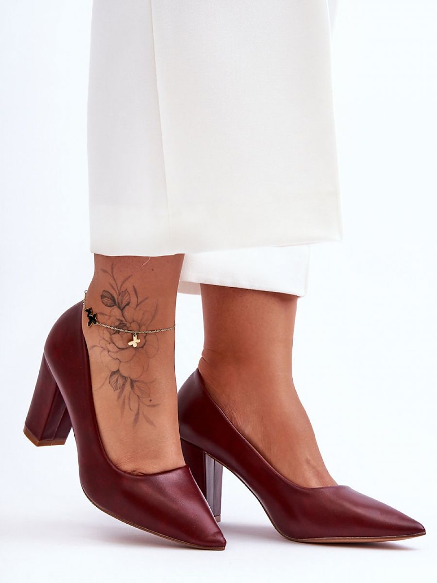 Block heel pumps Step in style