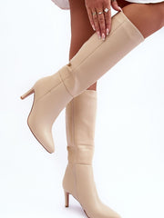 Heel boots Step in style