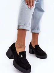 Heeled low shoes Step in style